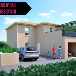 Maison neuve en cours de construction à Barbazan Débat, livraison 2026, avec garage et terrasse