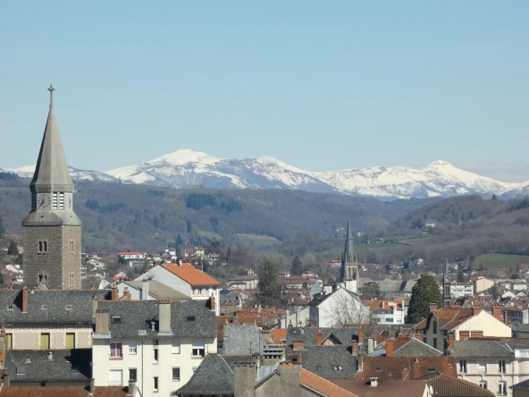 Appartement 4 pièces lumineux avec vue dégagée et garage à Aurillac