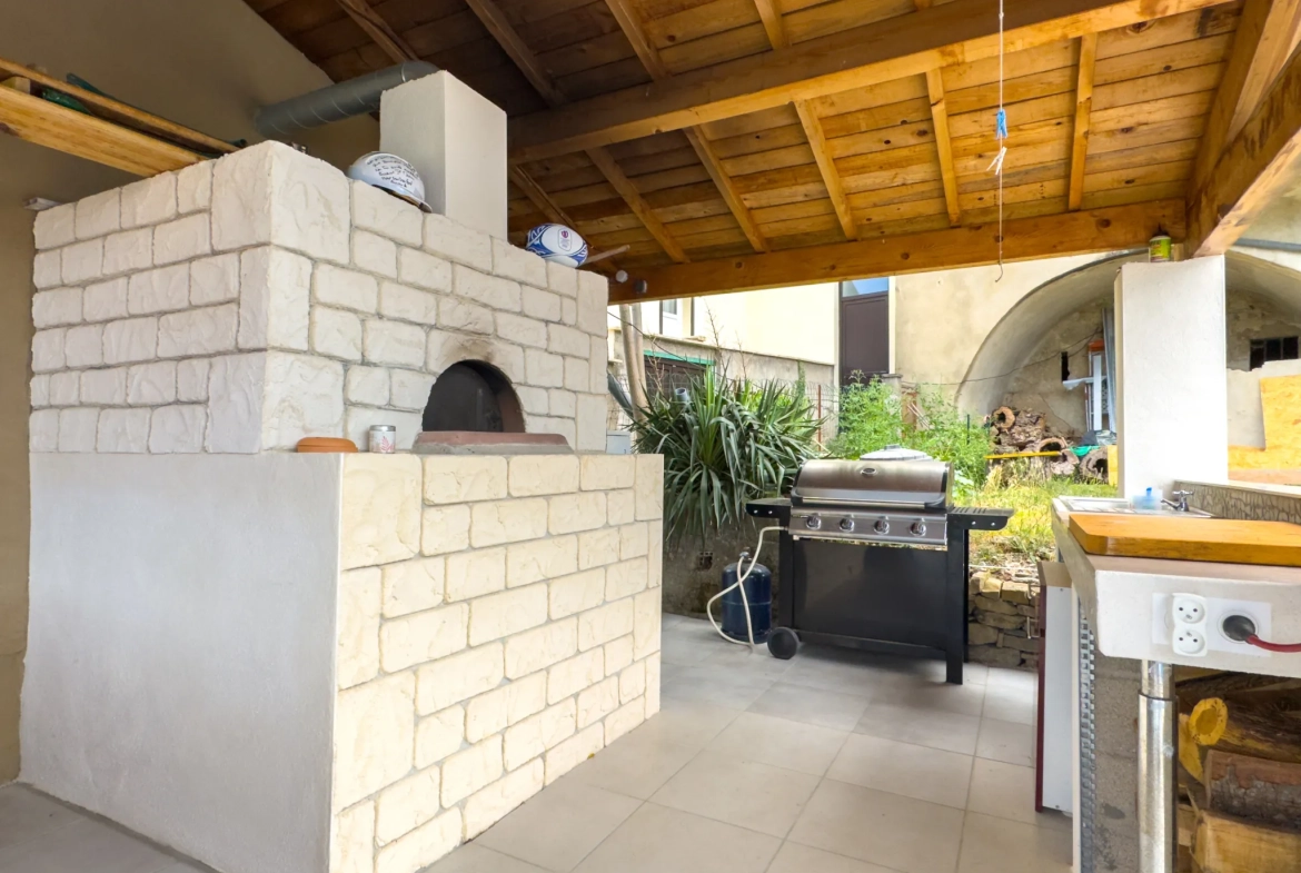 Maison rénovée avec piscine, 4 chambres, grand terrain à Privas secteur Ruissol 