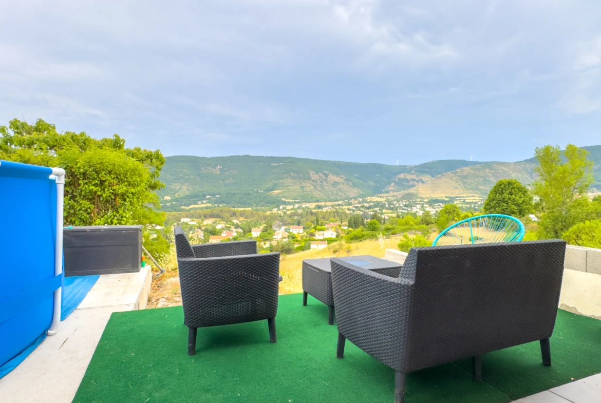 Maison rénovée avec piscine, 4 chambres, grand terrain à Privas secteur Ruissol 