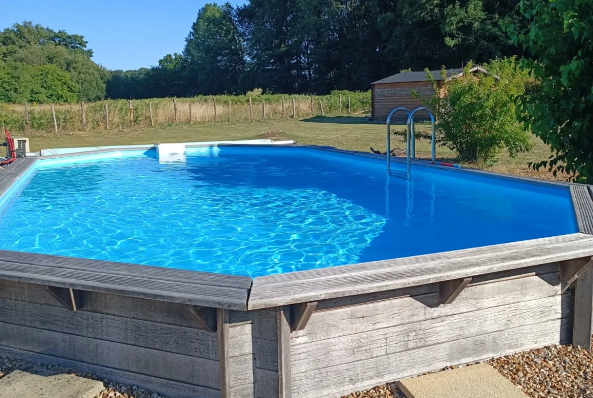 Belle maison à vendre à Challes avec piscine, grand jardin et garage 