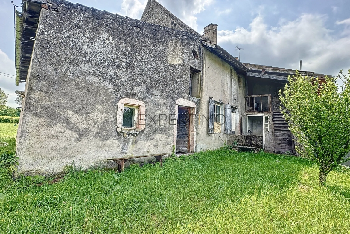 Ensemble immobilier en pierre à rénover à Simandre (71) - Opportunité rare 