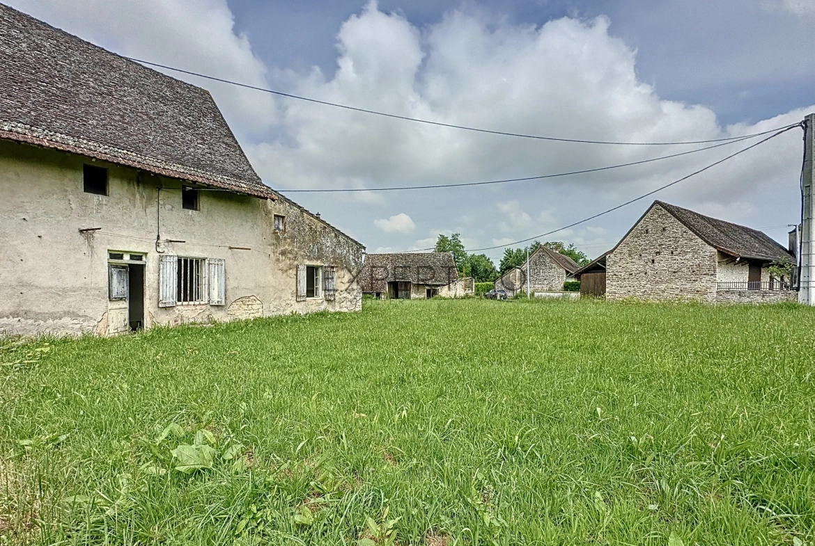 Ensemble immobilier en pierre à rénover à Simandre (71) - Opportunité rare 