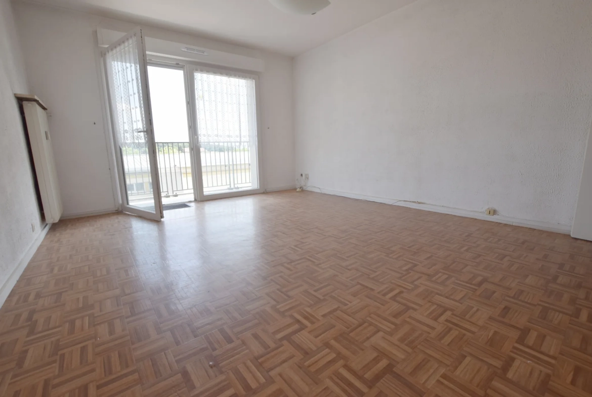 Bel appartement F3 avec balcon et vue dégagée à Bethoncourt 