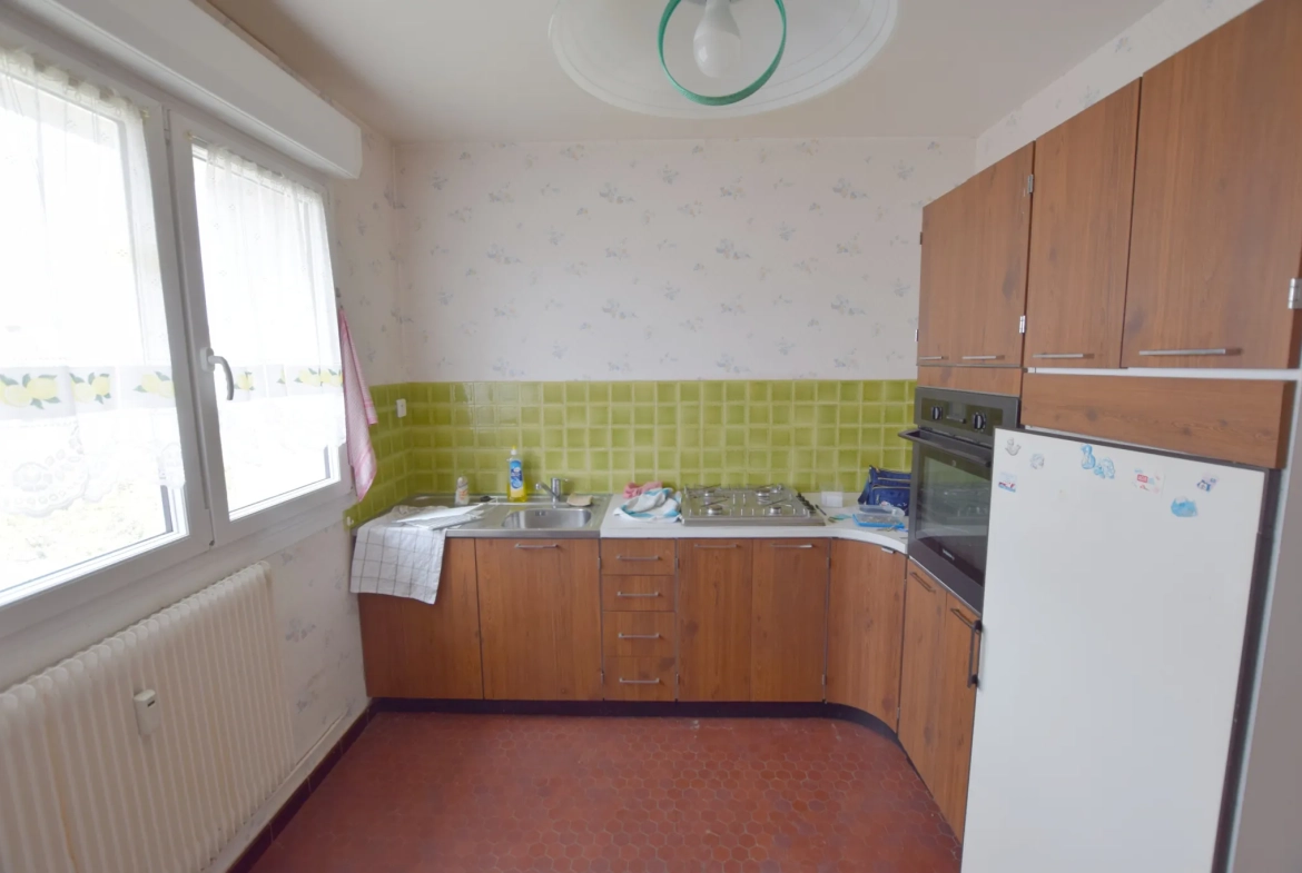 Bel appartement F3 avec balcon et vue dégagée à Bethoncourt 