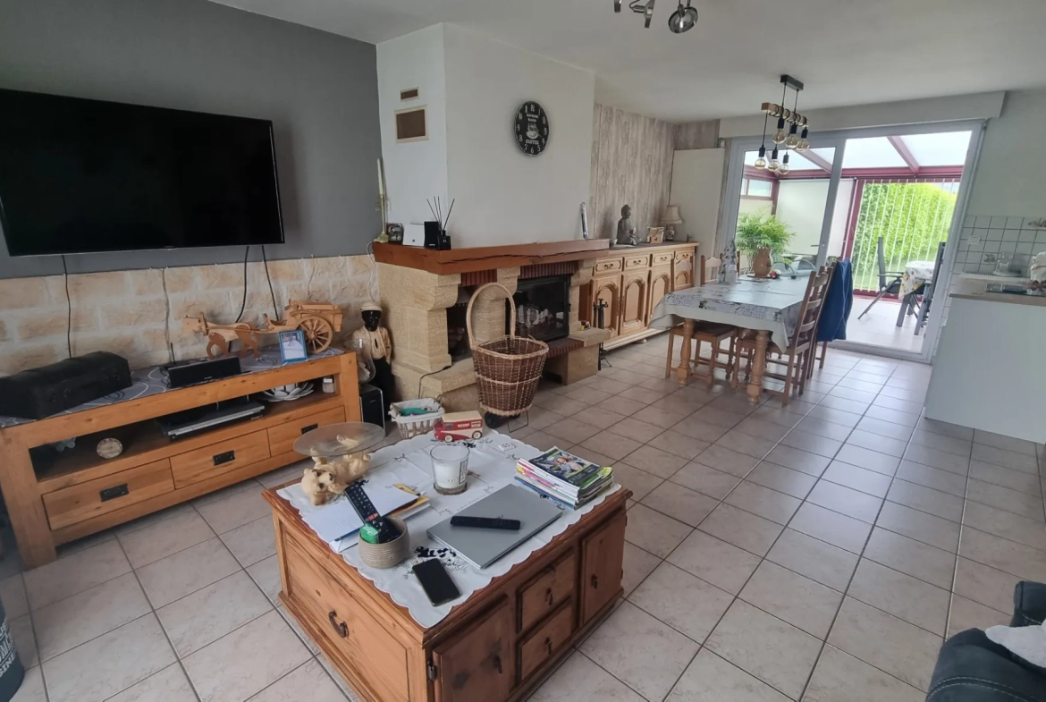 Belle maison individuelle à Hermelinghen avec grand terrain et double garage 