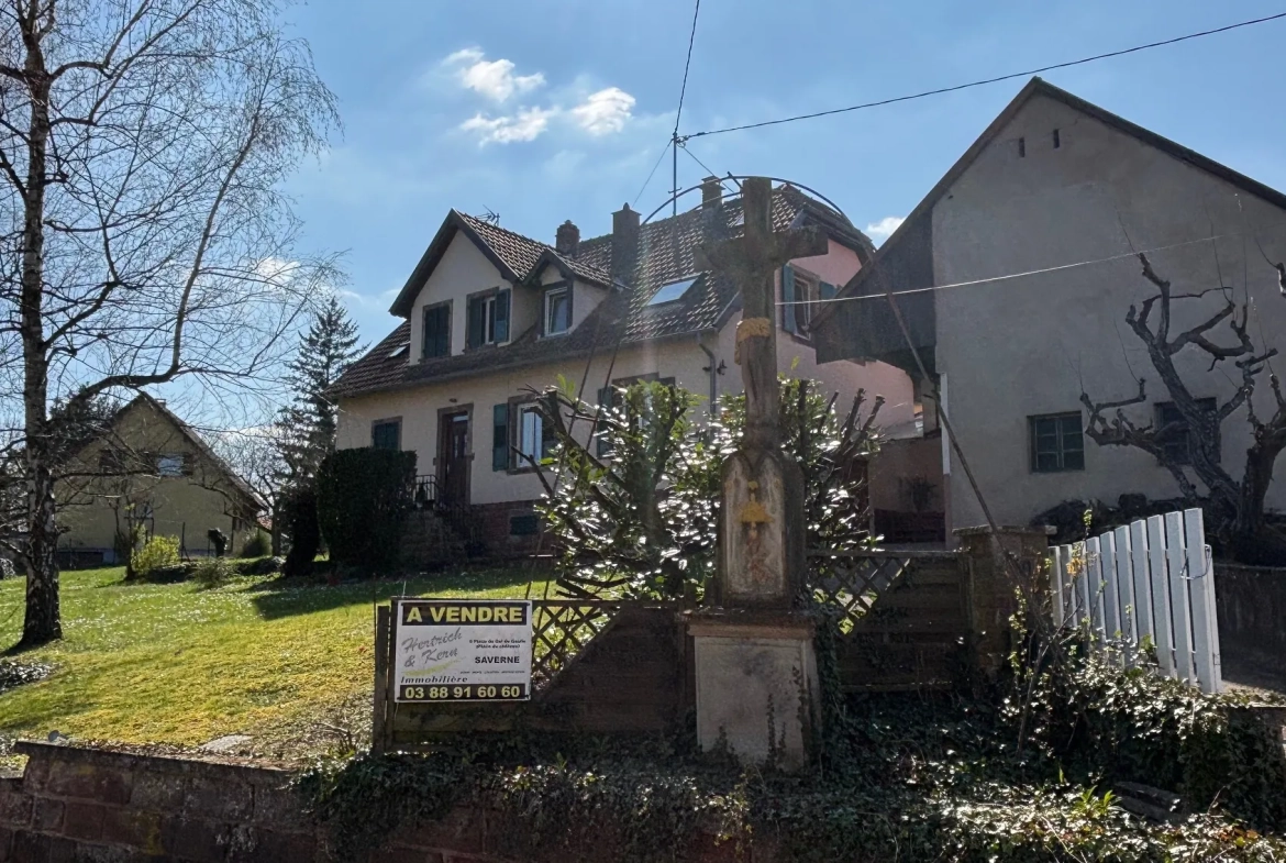 Maison de 170 m² avec appartement indépendant à Ottersthal proche de Saverne 