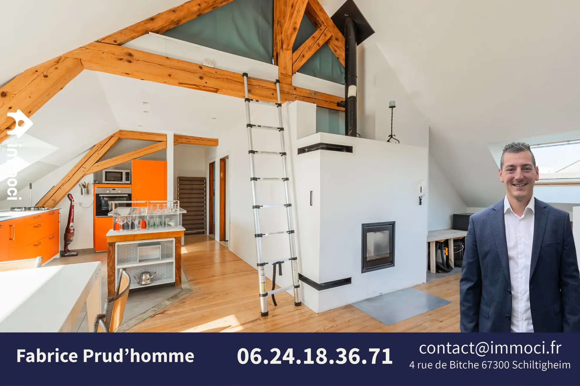Vente d’un appartement en dernier étage à Schiltigheim proche Strasbourg 