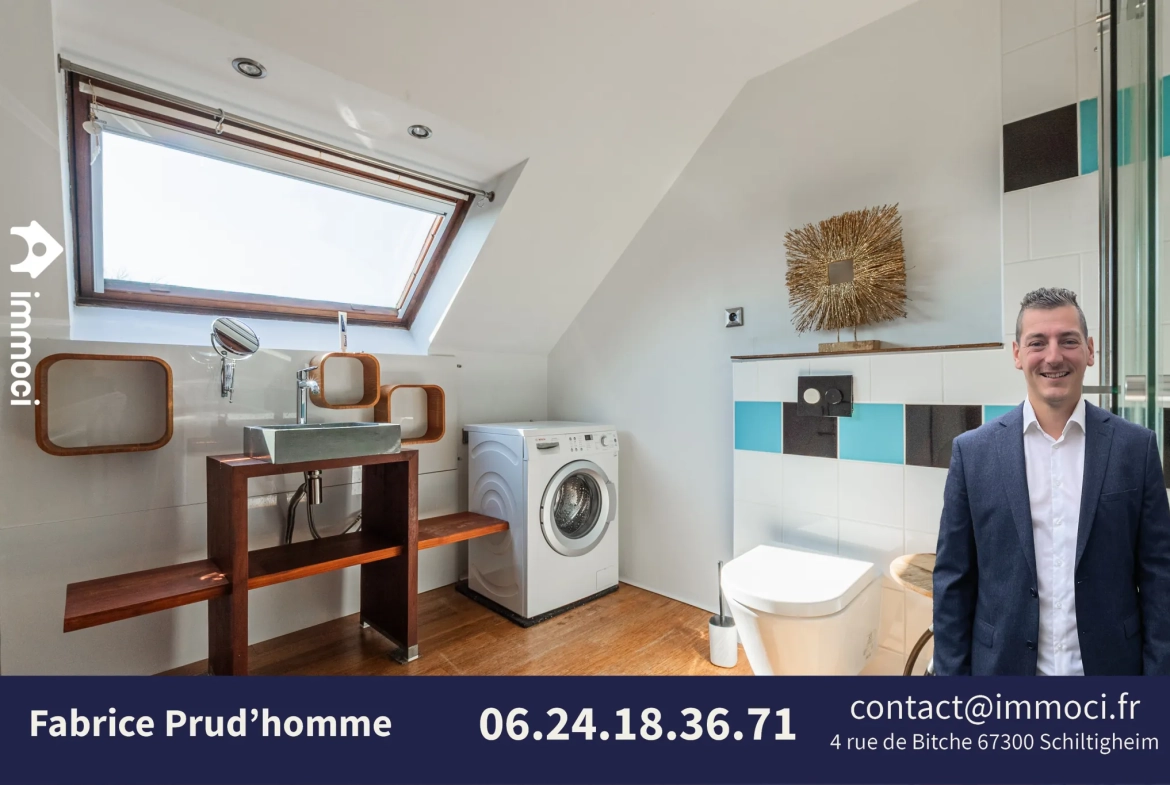 Vente d’un appartement en dernier étage à Schiltigheim proche Strasbourg 