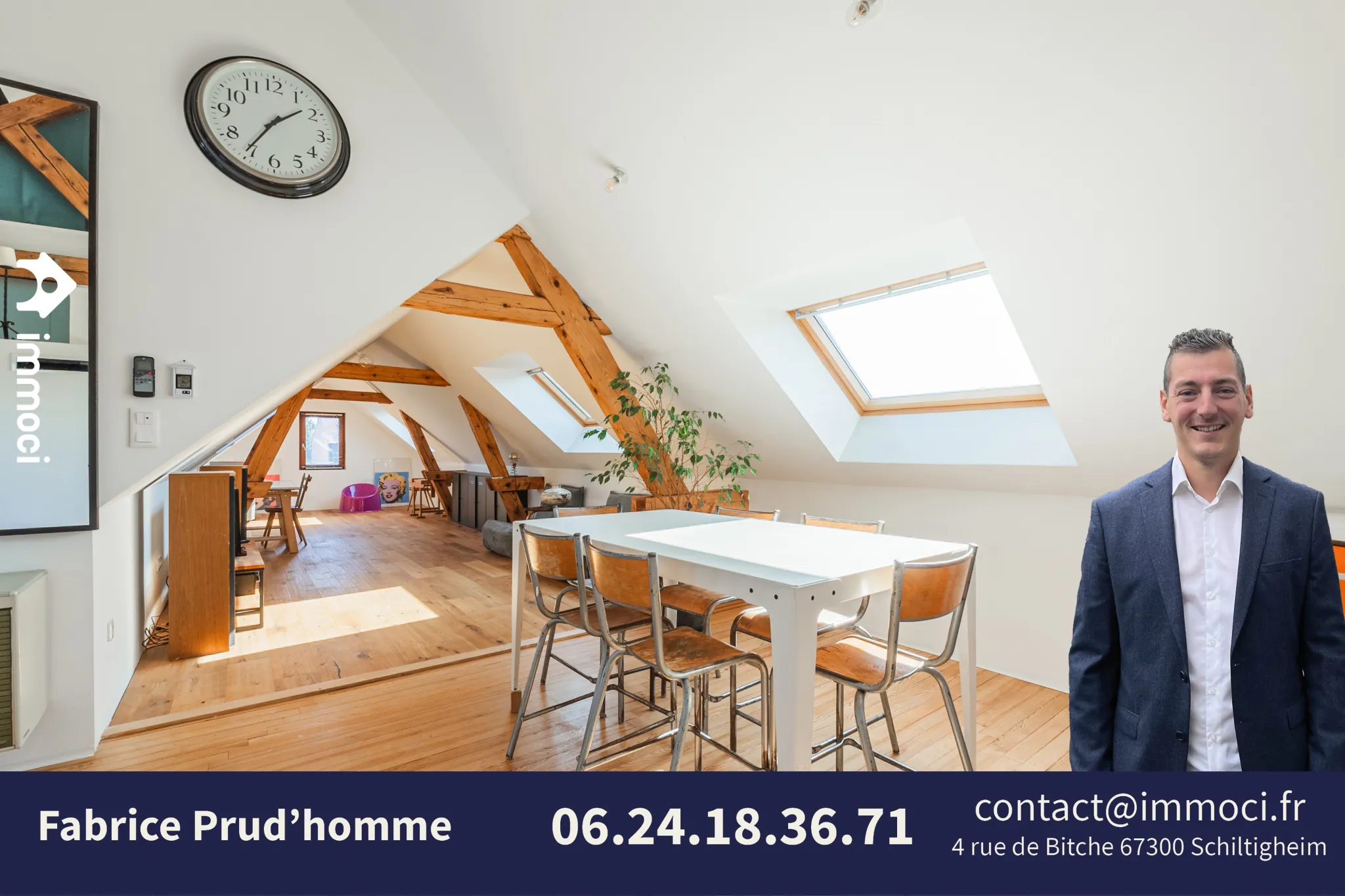 Vente d’un appartement en dernier étage à Schiltigheim proche Strasbourg 