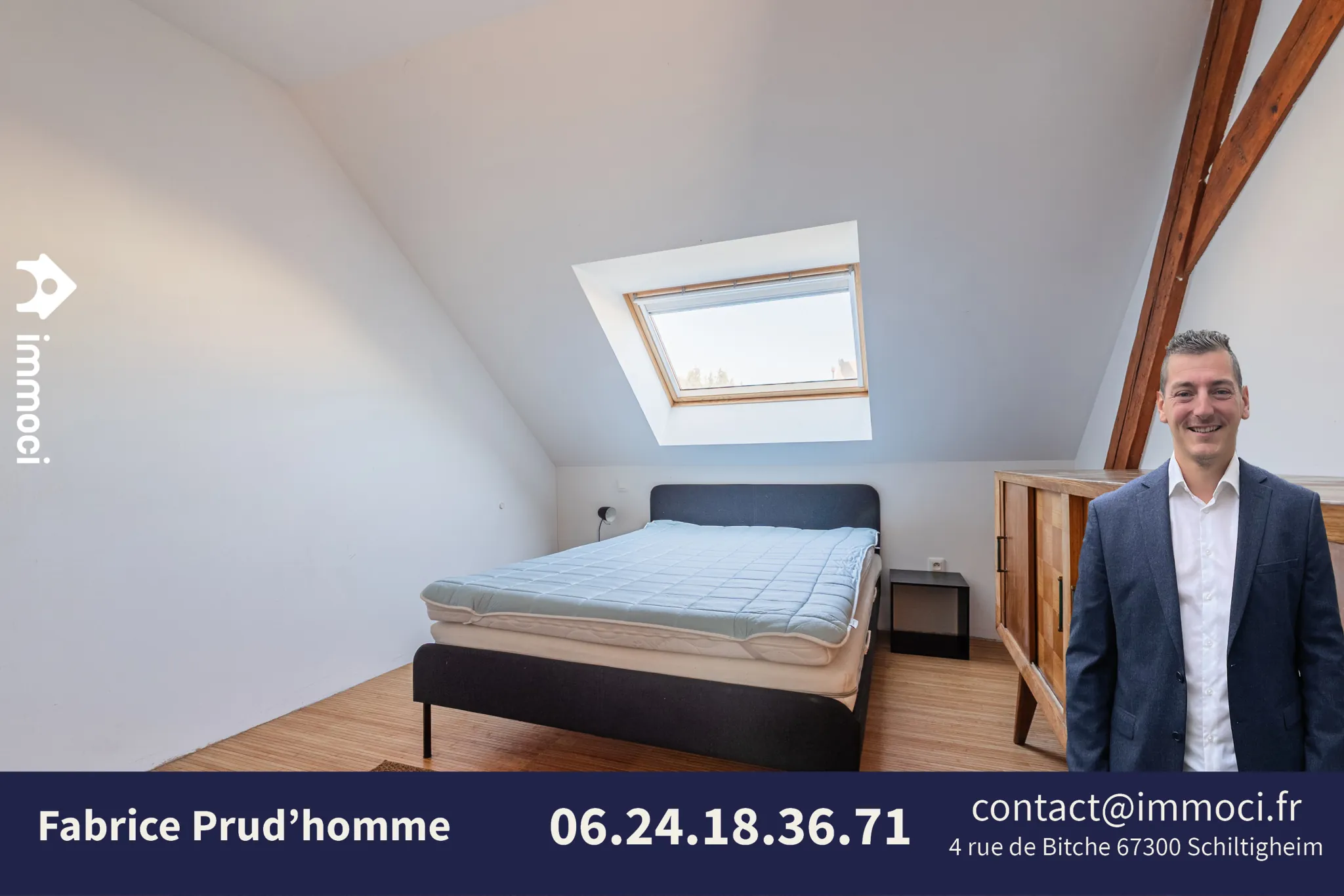 Vente d’un appartement en dernier étage à Schiltigheim proche Strasbourg 