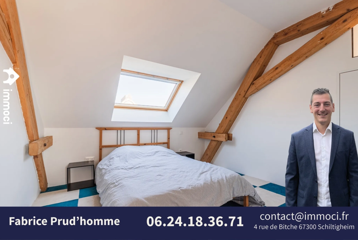 Vente d’un appartement en dernier étage à Schiltigheim proche Strasbourg 