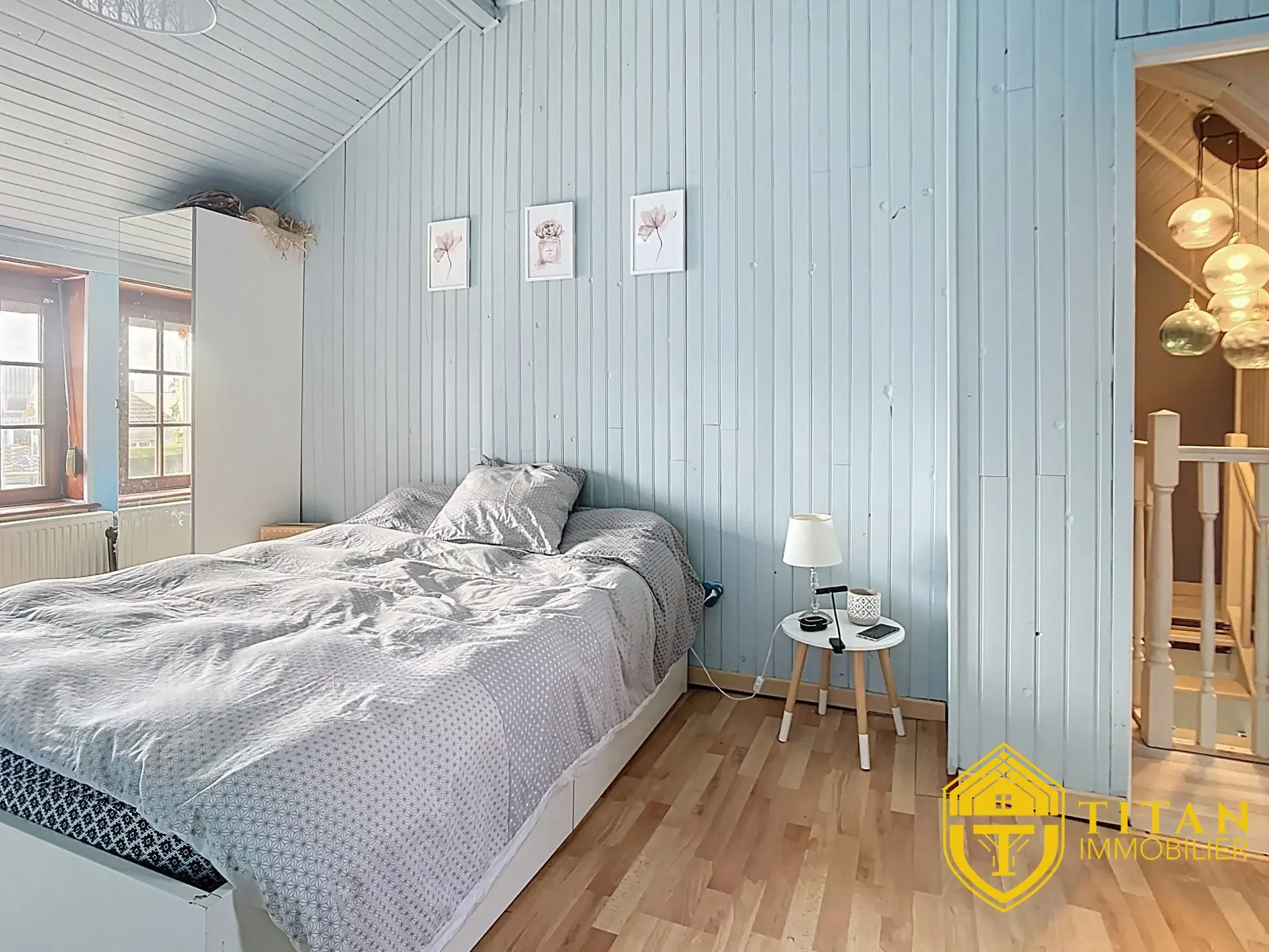  Maison, deux chambres, grand jardin, Faubourg de Cassel - Titan Immobilier Maison 4 pièces rénovée à Socx, 90,6 m², au prix de 179 900 € 