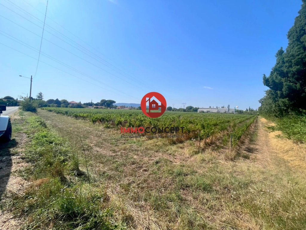 Terrain agricole de 37 000 m² à vendre à Laudun-l'Ardoise avec forage