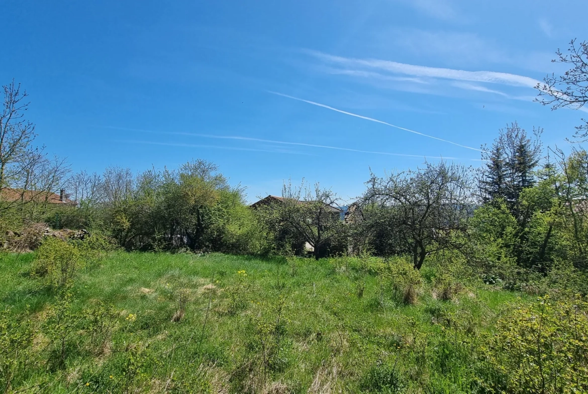 Ancienne ferme à rénover en Ardèche avec potentiel de 140 m² et 1 800 m² de terrain 