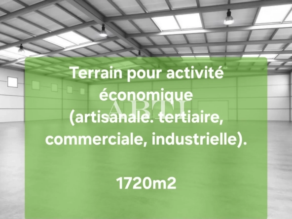 Terrain constructible de 1720 m² à Edern pour activité économique – Emplacement stratégique à vendre