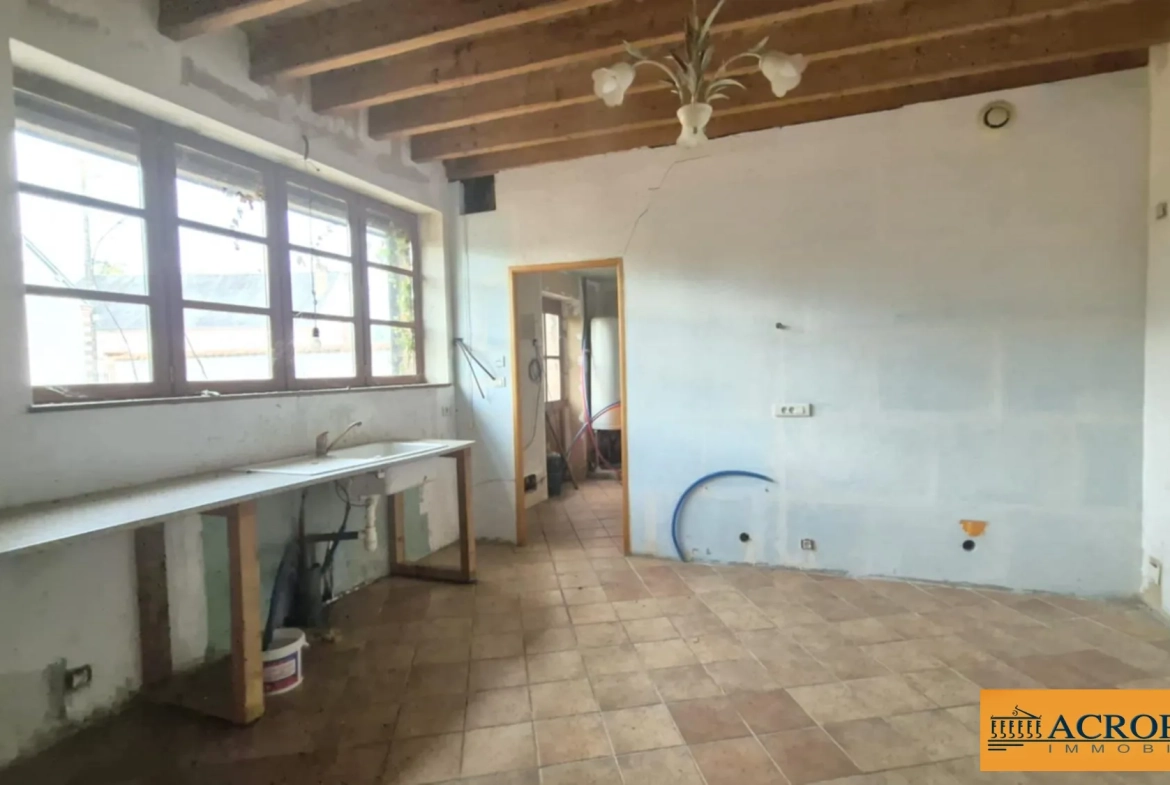 Fermette à rénover à Argent-sur-Sauldre avec potentiel et terrain arboré 