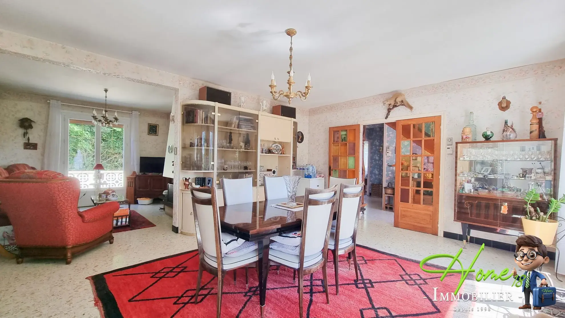 Maison à vendre à Fussy, proche Bourges, 3 chambres, terrasse, sous-sol complet 