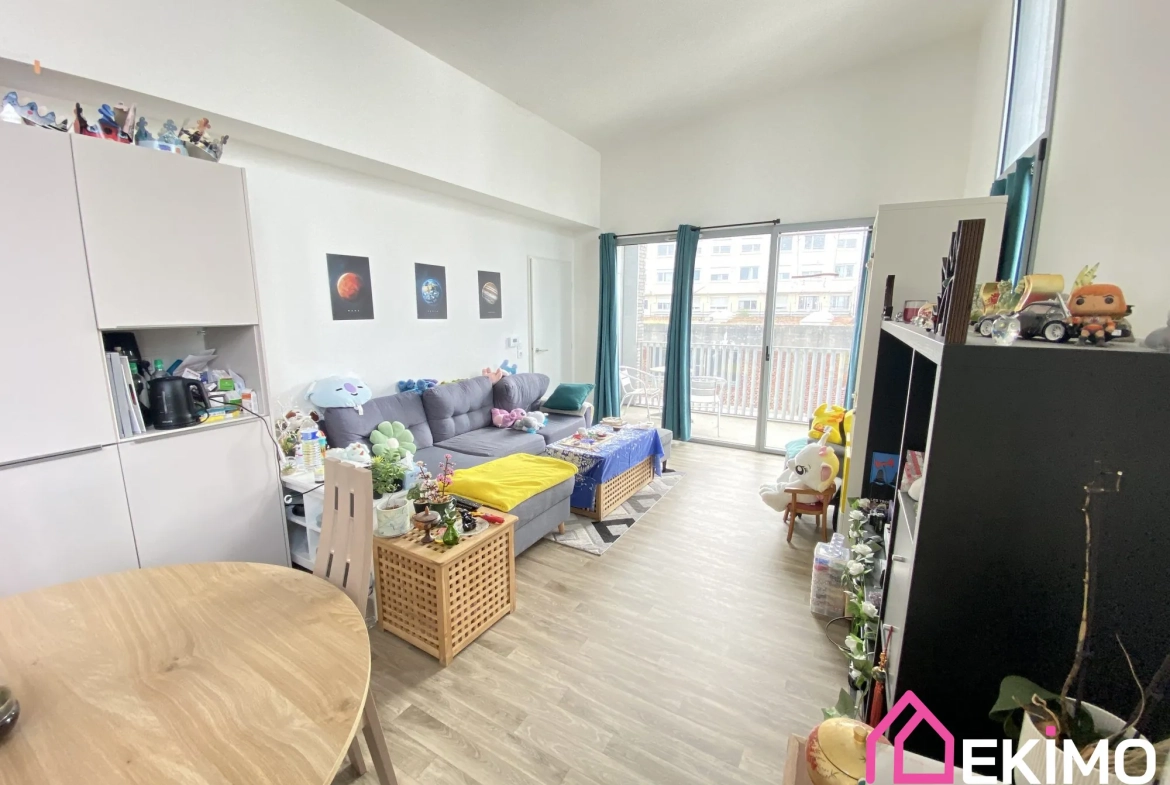 Appartement lumineux T3 à vendre à Lille avec balcon et stationnement 
