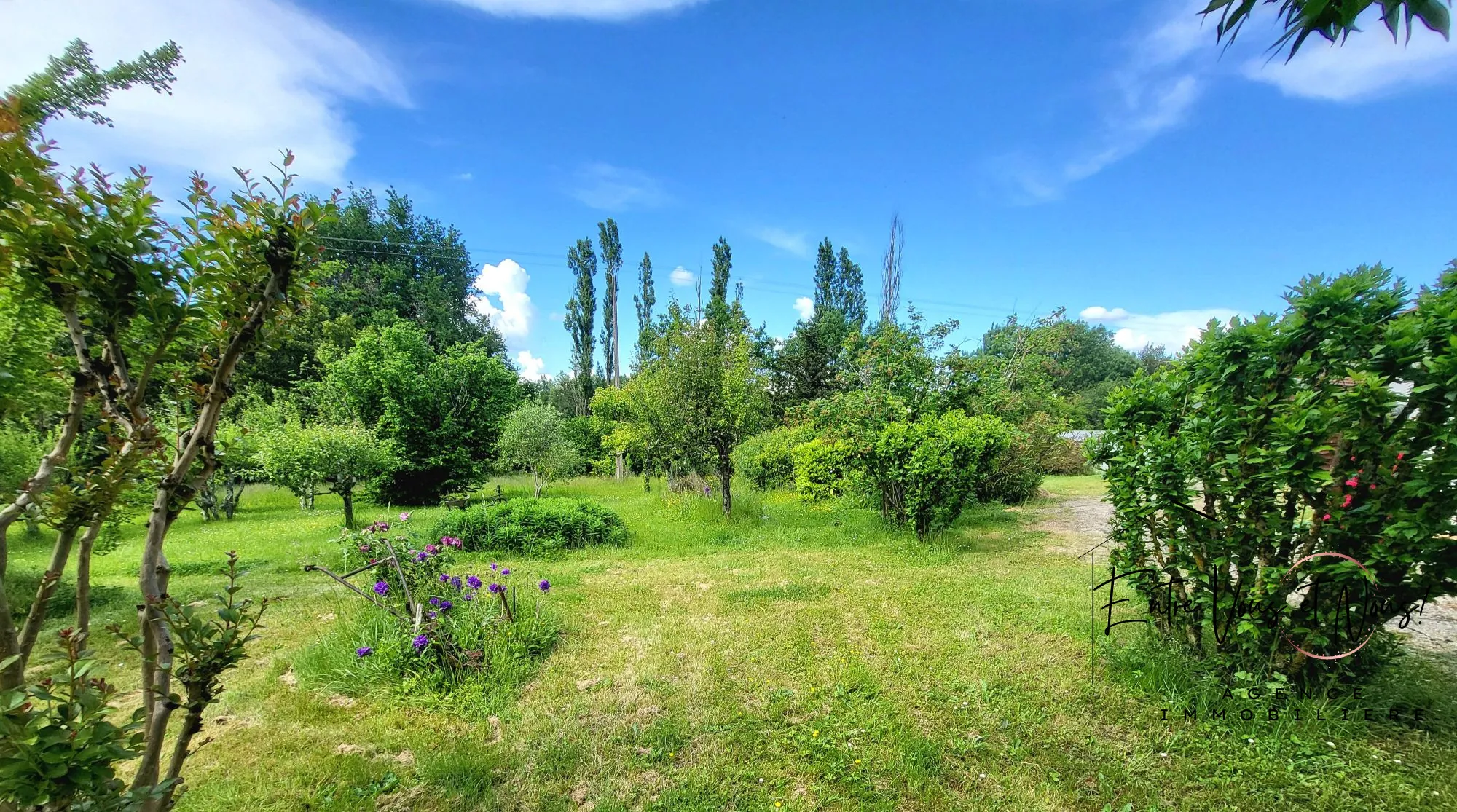 Charmante maison avec jardin arboré et terrain piscinable près de Bazas 