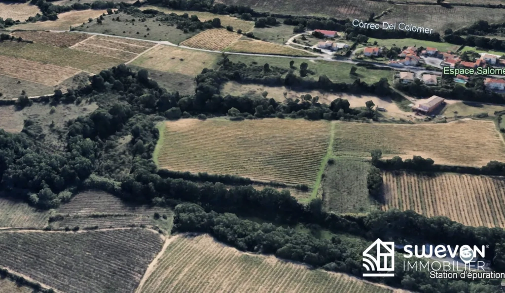 Terrain agricole de 7800 m² à Tresserre proche du village