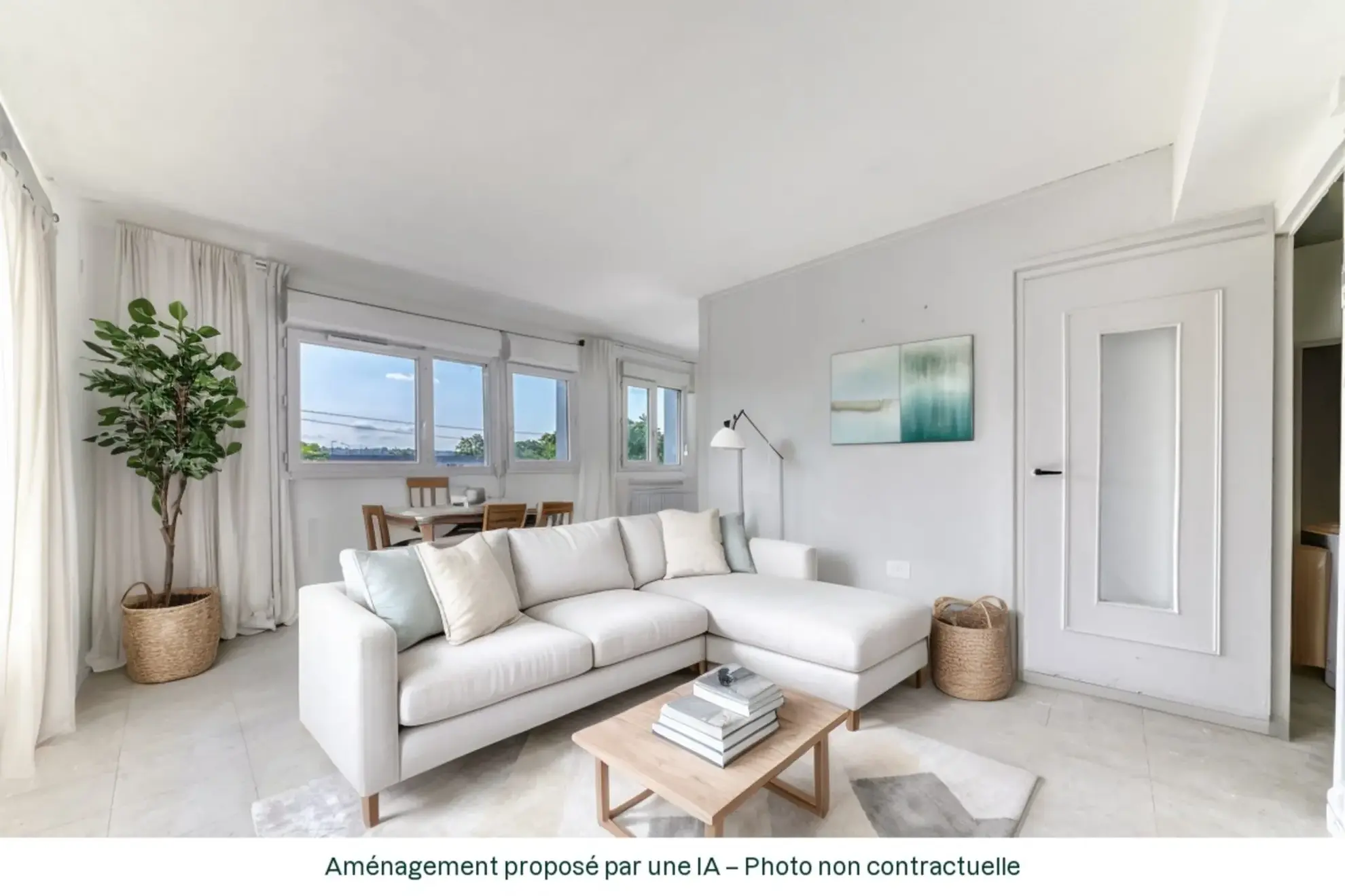A vendre appartement T2 à Grigny, proche commodités, avec parking et faible consommation énergétique 