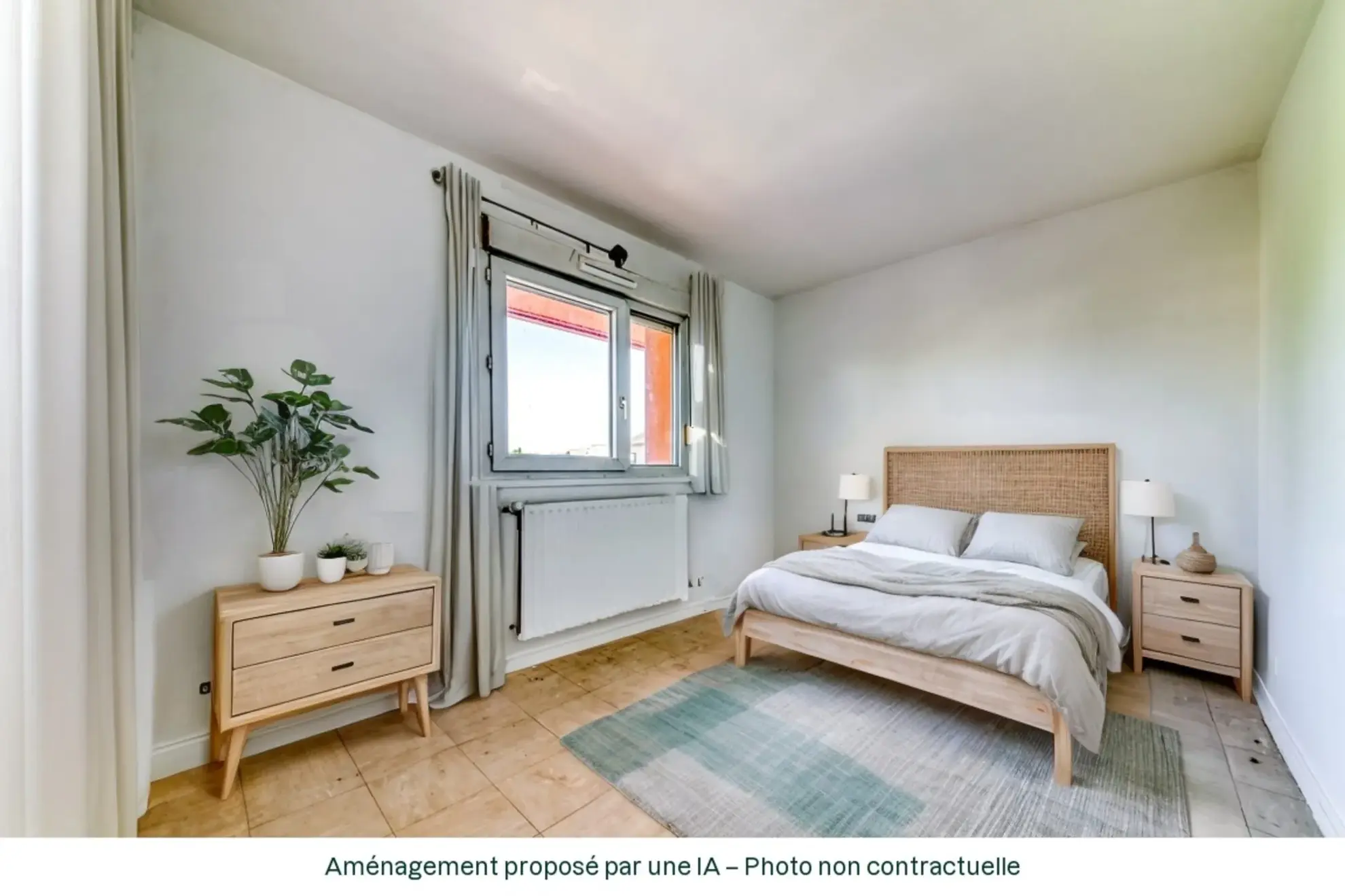 A vendre appartement T2 à Grigny, proche commodités, avec parking et faible consommation énergétique 