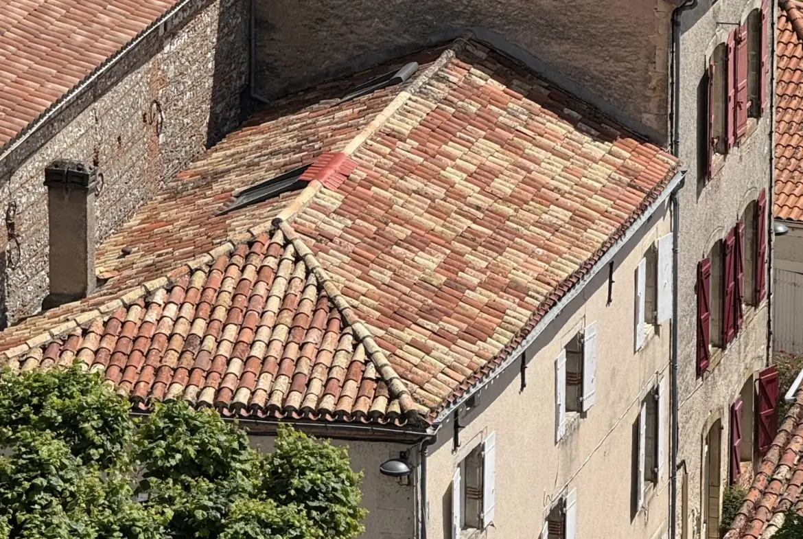 Immeuble à vendre à Penne d’Agenais avec trois appartements, proche du bourg médiéval 