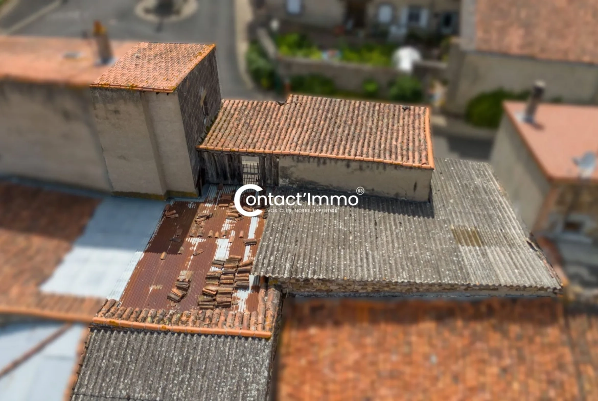 Ensemble immobilier en pierre à Vassel à rénover pour investissement ou résidence 