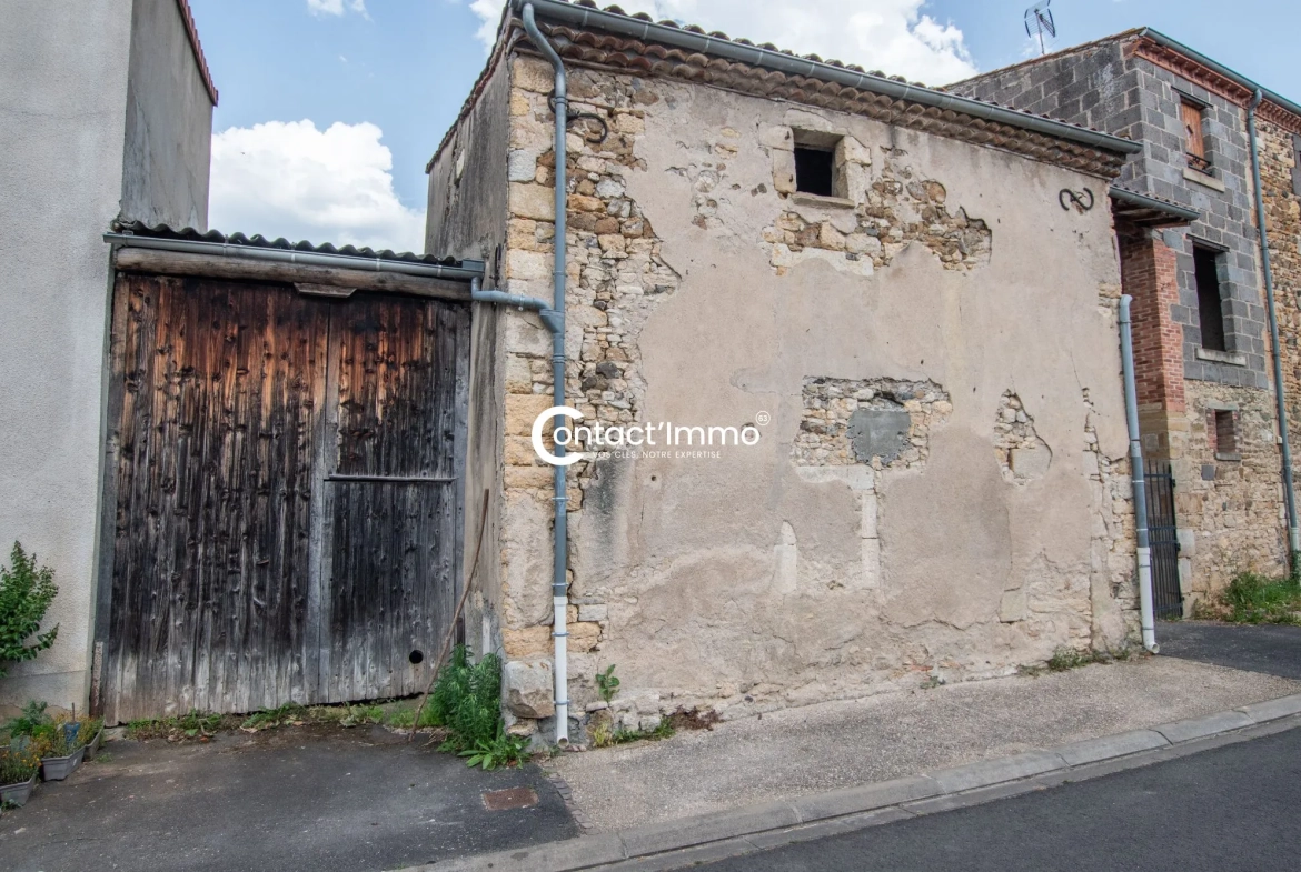 Ensemble immobilier en pierre à Vassel à rénover pour investissement ou résidence 