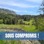 Terrain constructible à vendre à Andon - Vue montagne, tranquillité et proximité des commodités