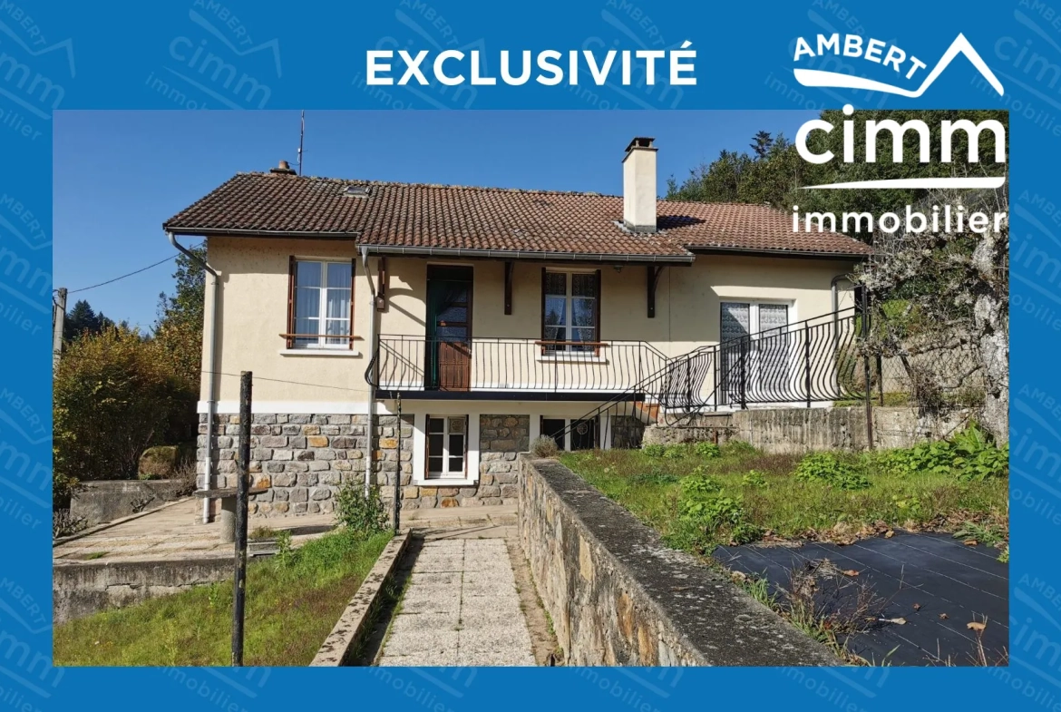 Maison familiale avec jardin à Ambert - 4 chambres, vue dégagée, 124 950 € 