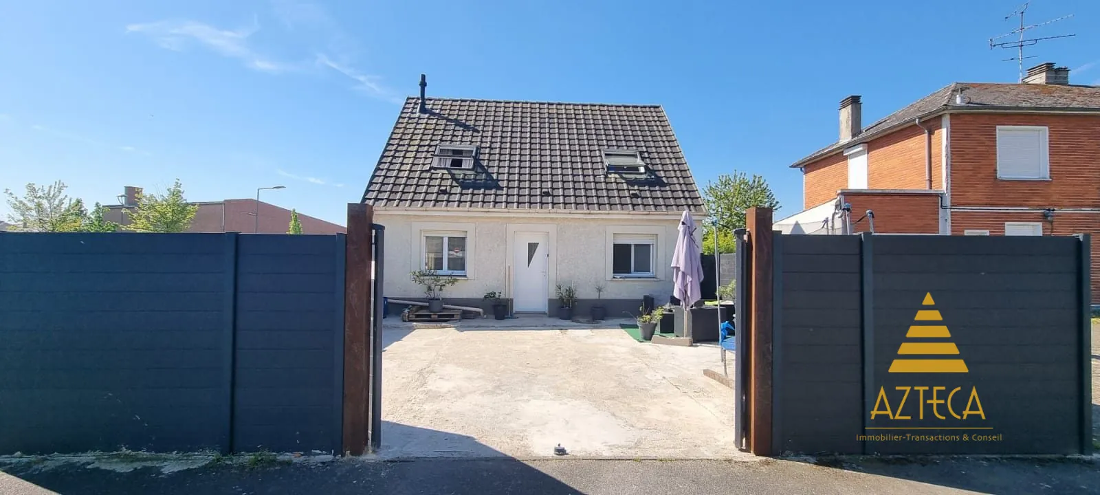 Maison à vendre à Cambrai avec jardin plein sud et terrasse de 30 m² 