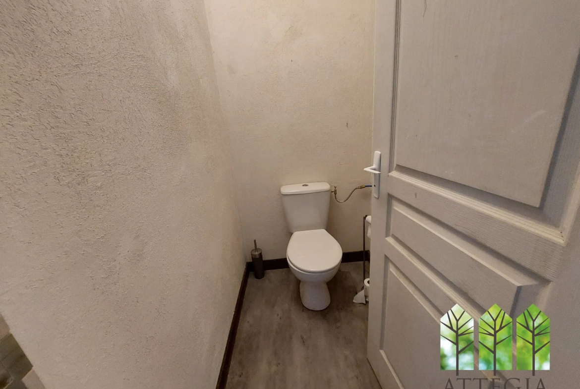 Maison à vendre avec 3 chambres, garage et cour à Châteaumeillant 