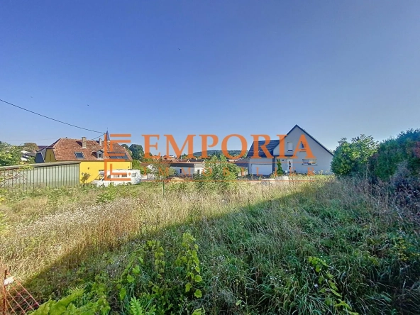 Terrain constructible de 6 ares à Hochstatt, viabilisé, proche Mulhouse