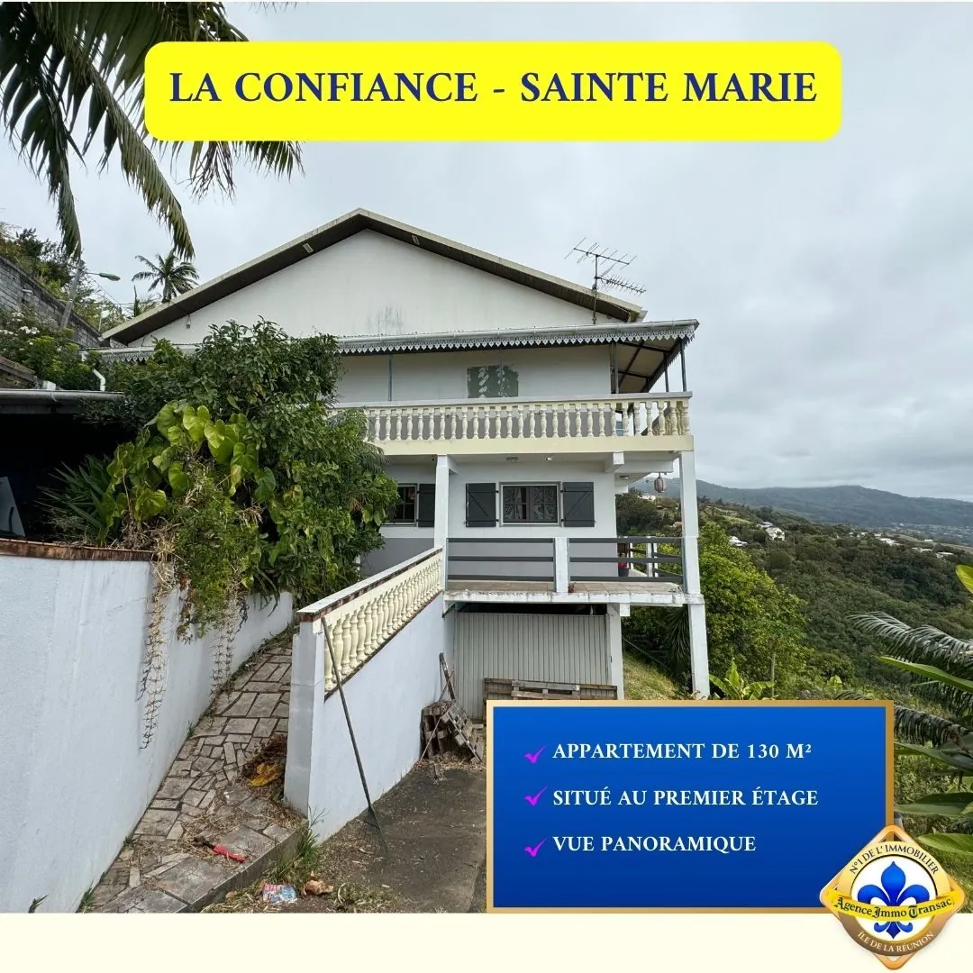Appartement spacieux de 125 m² avec terrasse panoramique à Sainte-Marie 