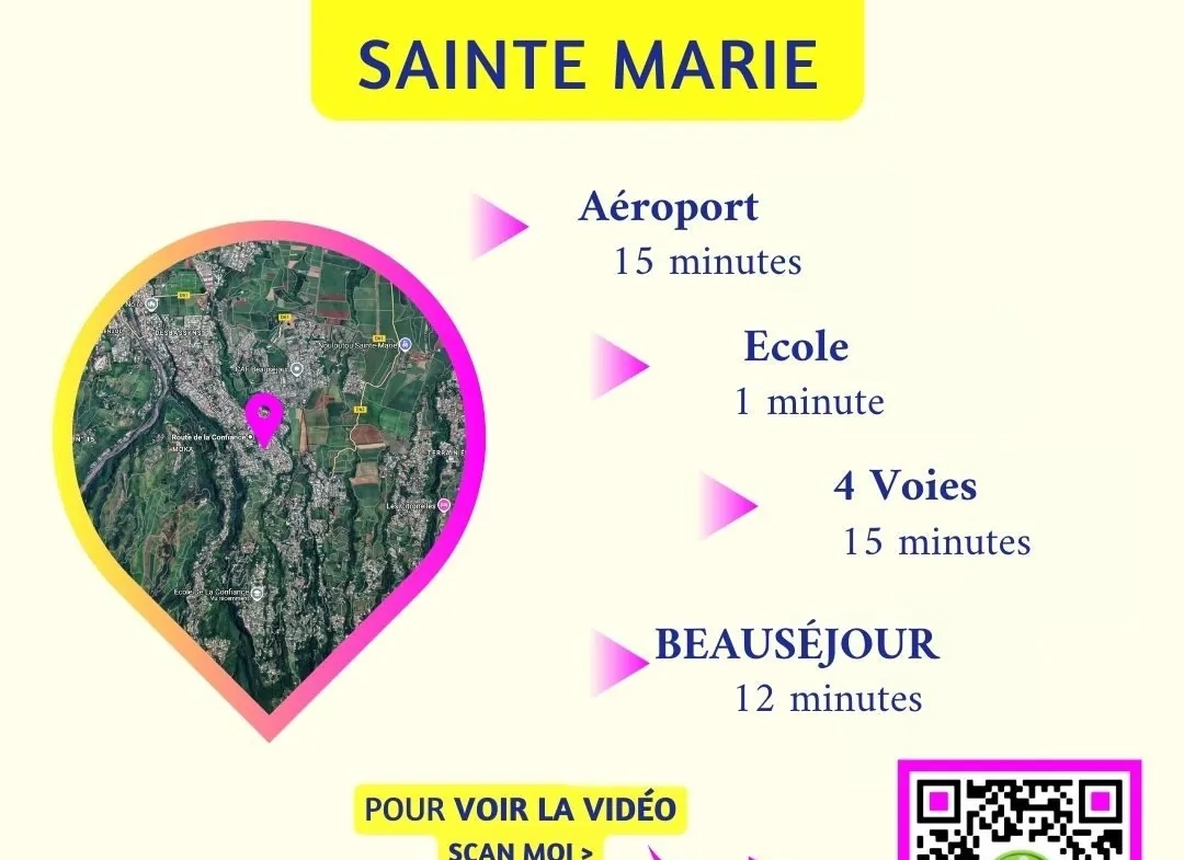Appartement spacieux de 125 m² avec terrasse panoramique à Sainte-Marie 