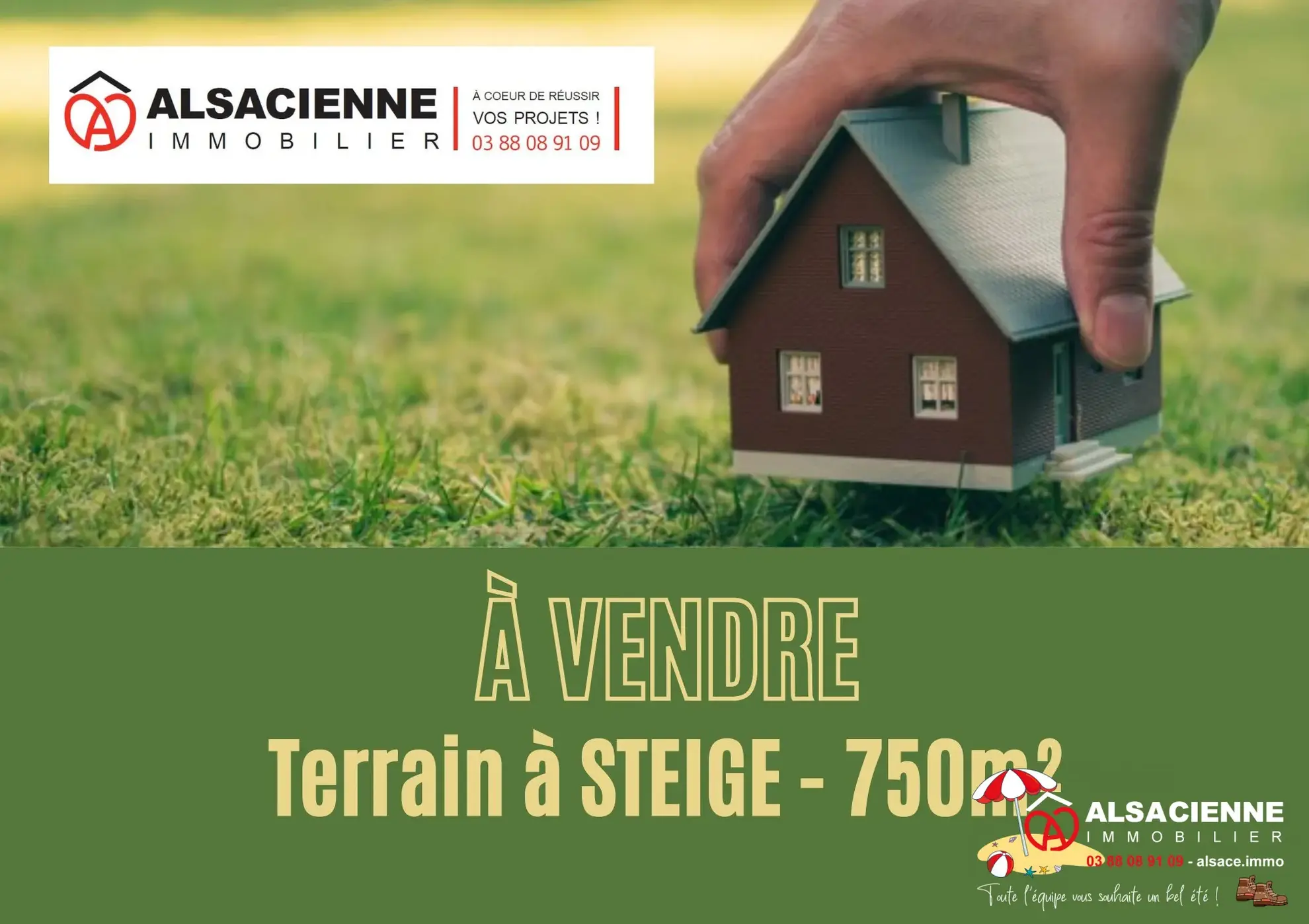 Terrain constructible de 750 m² à Steige avec vue panoramique 