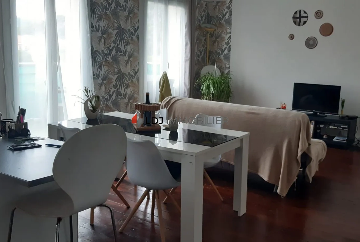 Appartement traversant de 82m² avec grande terrasse à Amélie-les-Bains-Palalda 