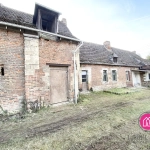 Longère individuelle à rénover avec hangar et jardin à Saulzoir, 99500€