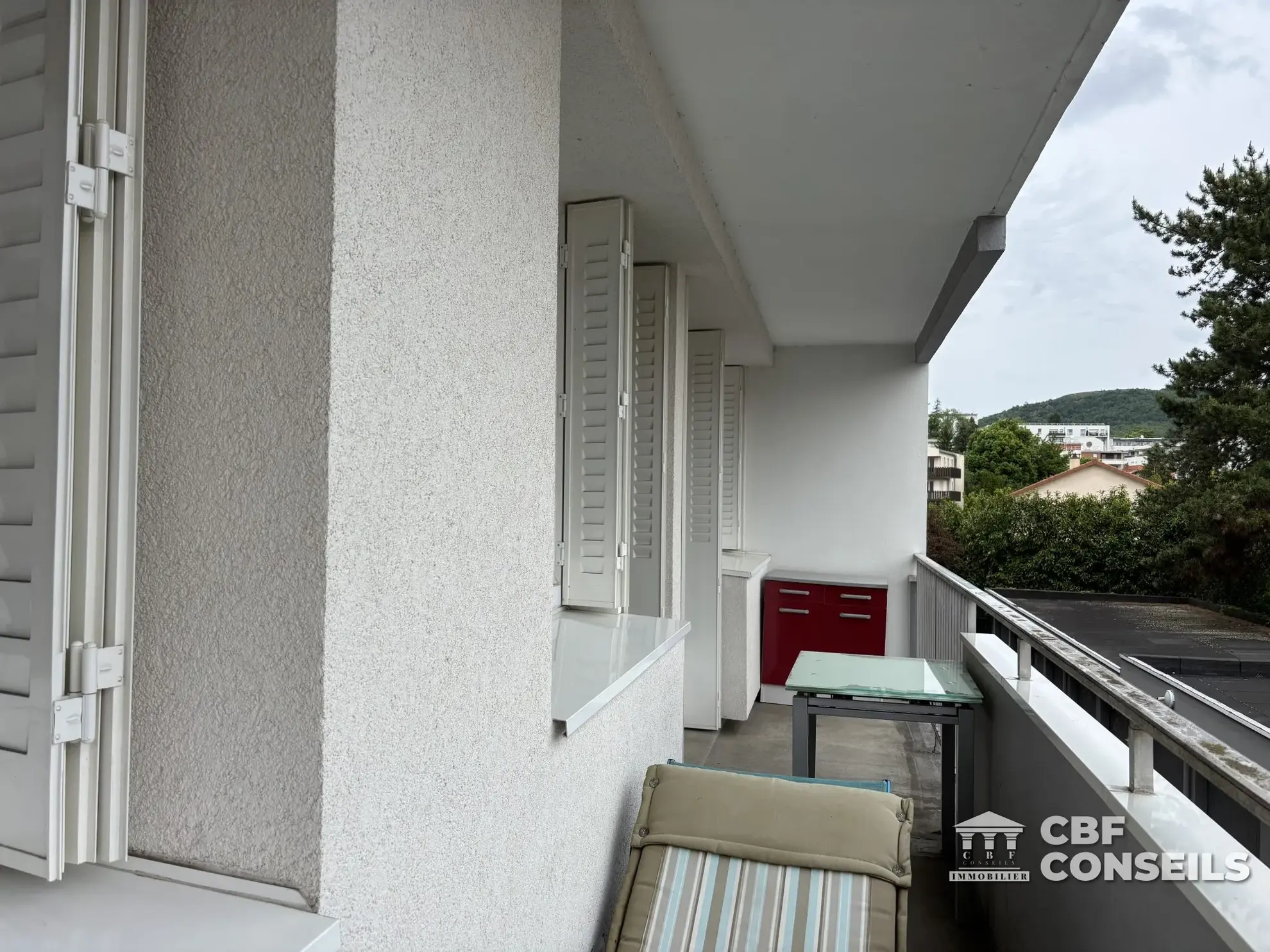 A vendre appartement 4 pièces à Chamalières avec balcon et parking 