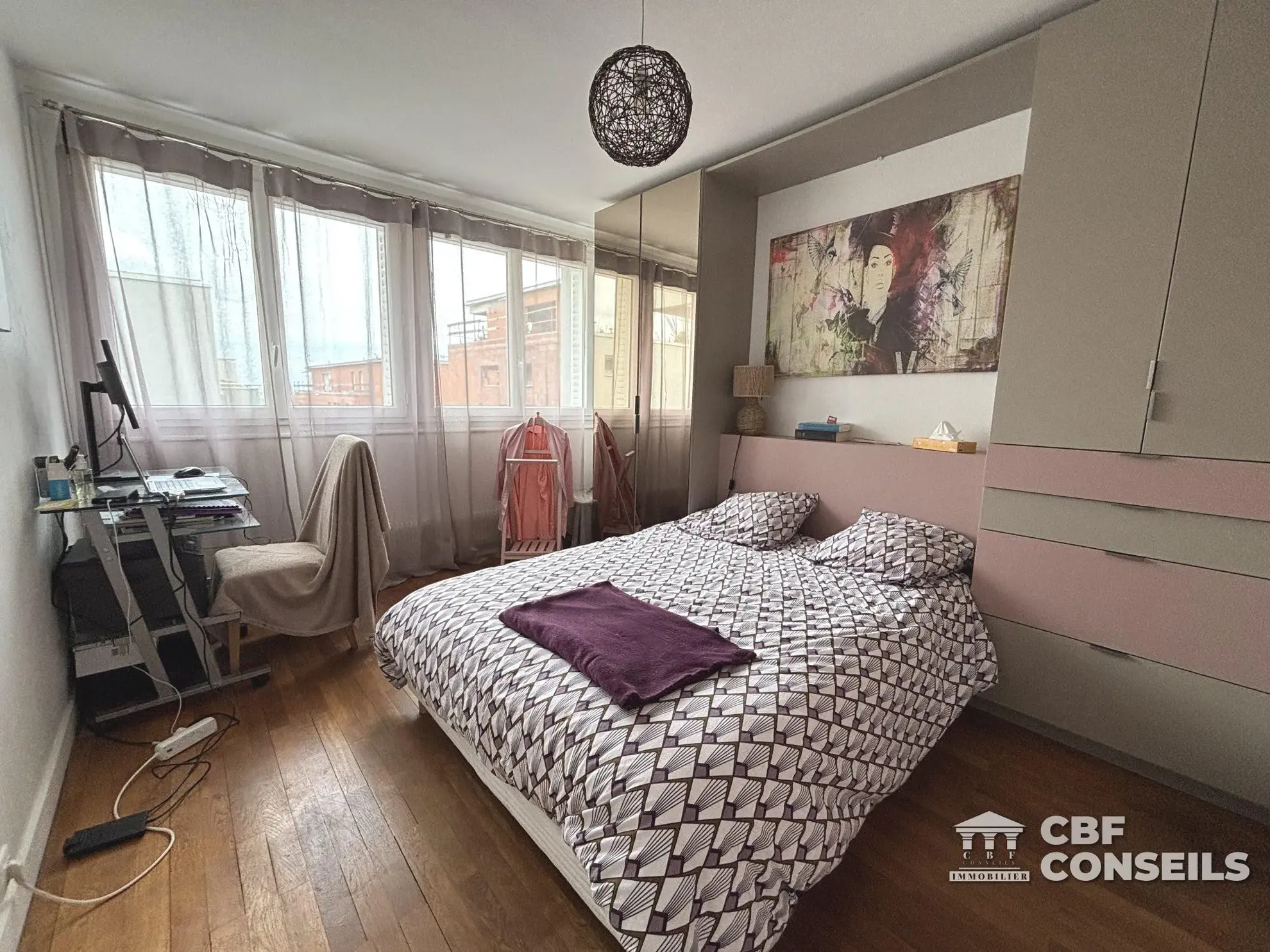 A vendre appartement 4 pièces à Chamalières avec balcon et parking 