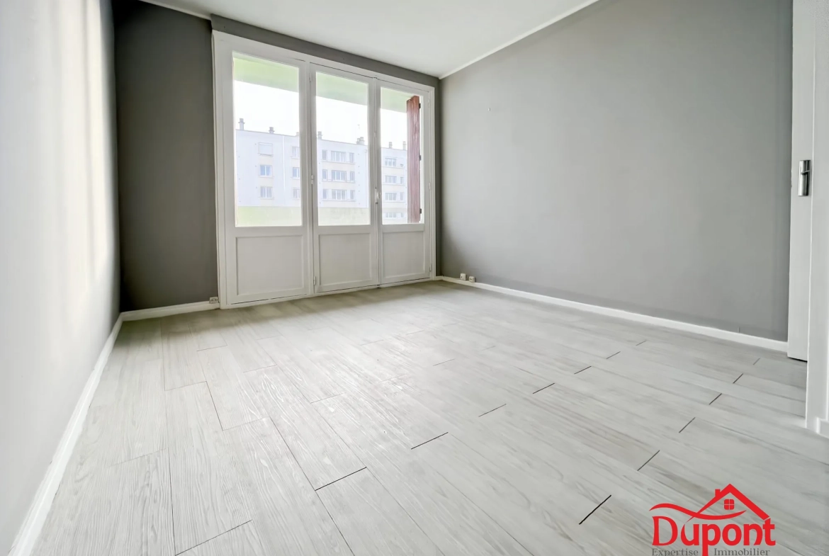 Appartement 3 chambres avec balcon et cave à Saint-Quentin - Quartier Remicourt 