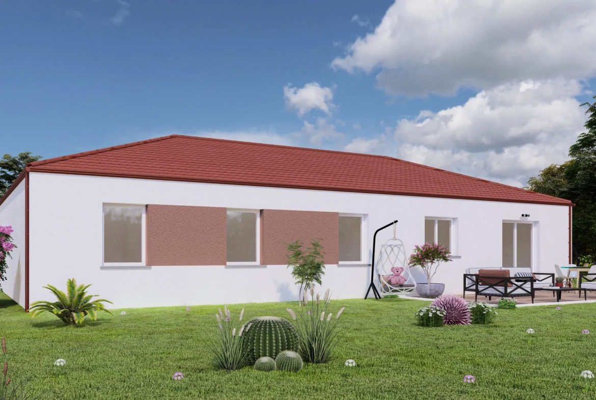 Maison neuve à Mont-lès-Neufchâteau de 91 m² avec garage – Construction conforme RE 2020 