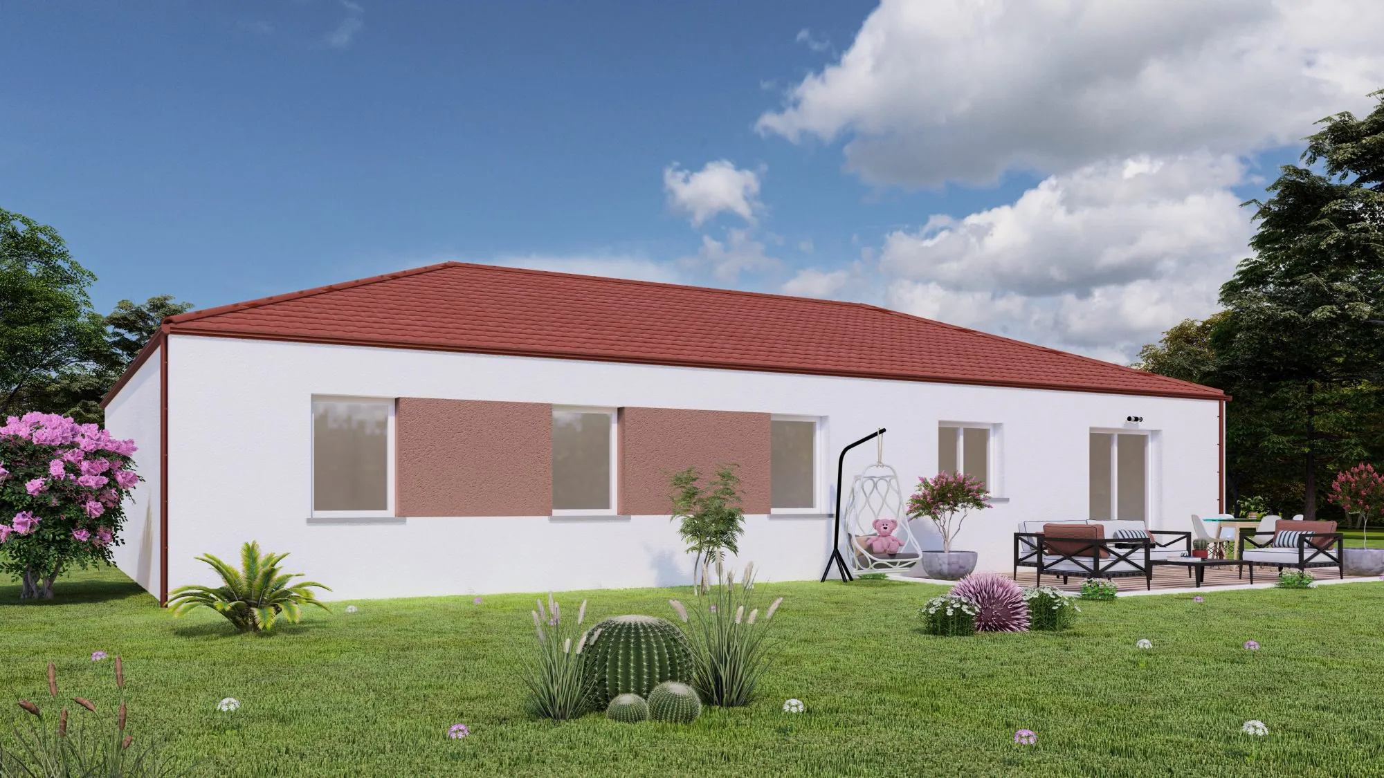 Maison neuve à Mont-lès-Neufchâteau de 91 m² avec garage – Construction conforme RE 2020 