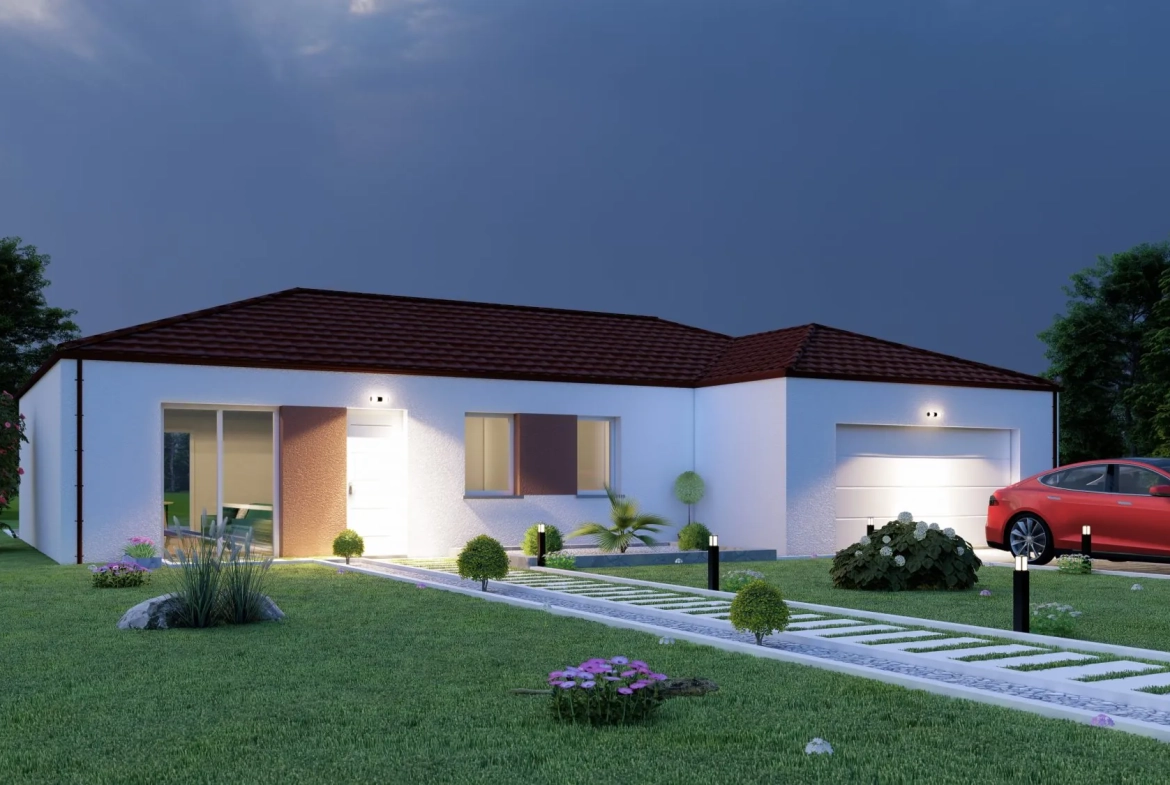 Maison neuve à Mont-lès-Neufchâteau de 91 m² avec garage – Construction conforme RE 2020 