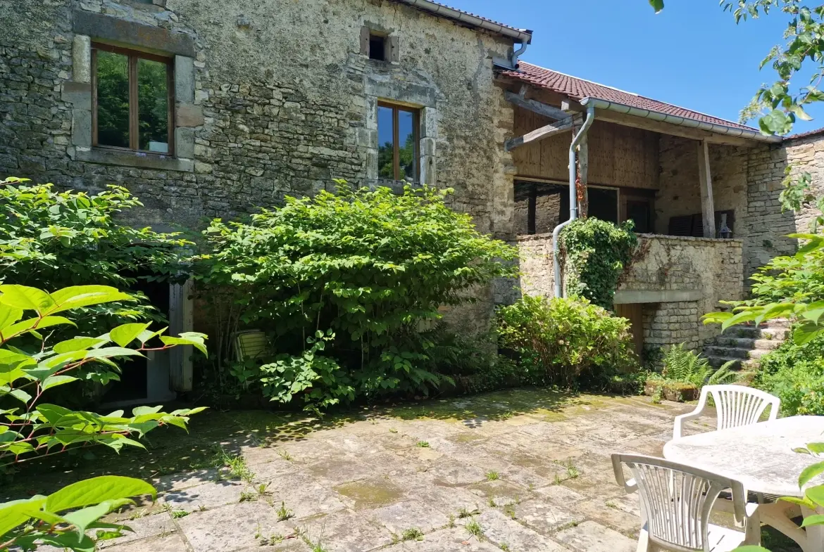 Maison de caractère en pierre de 1824 à Fresnes sur Apance, calme et authenticité 
