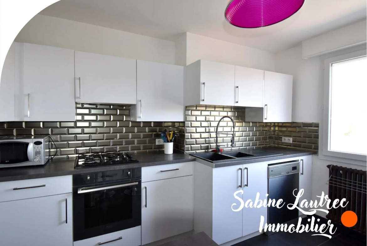 Appartement T4 de 92 m² à Albi, Bellevue avec garage et cave 