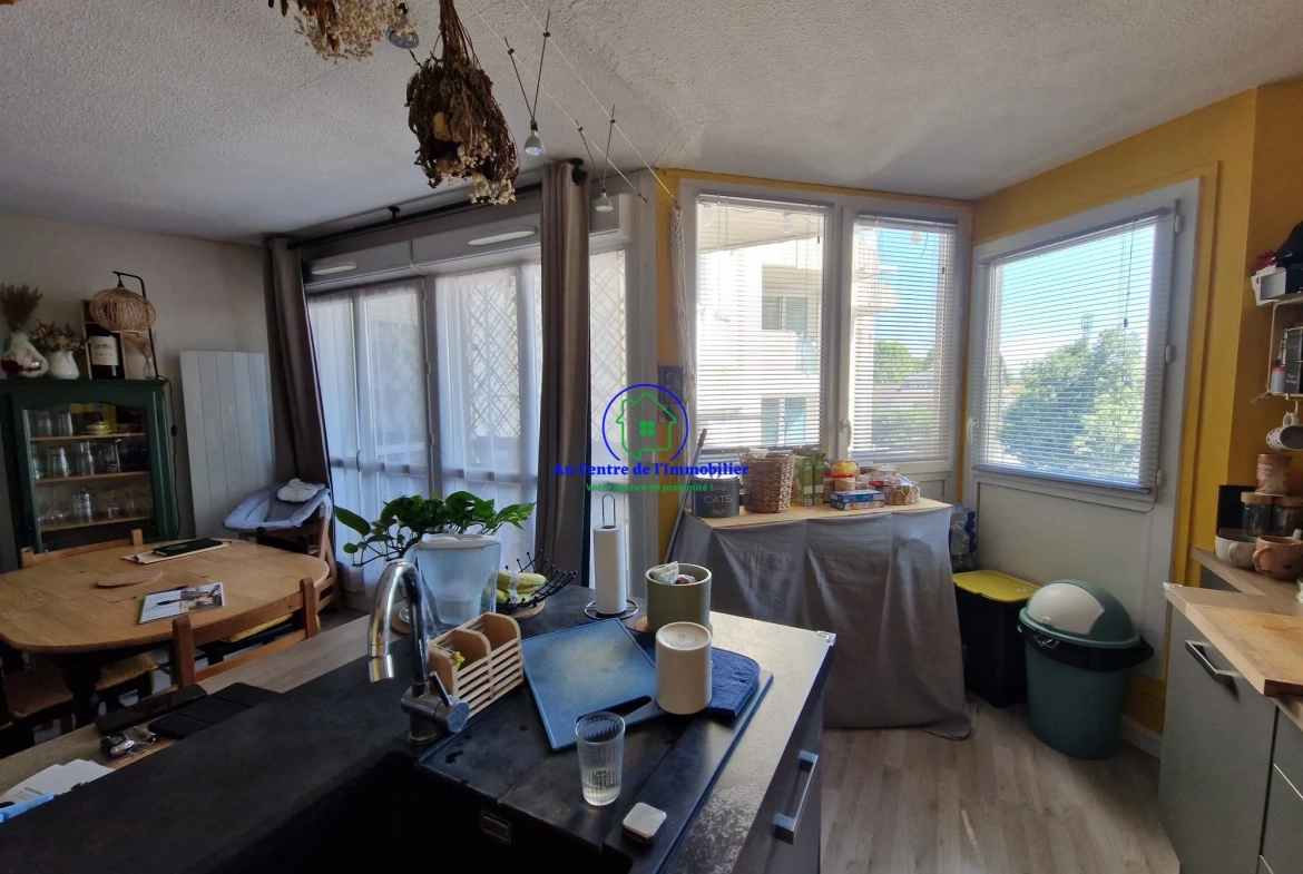Appartement T4 lumineux à vendre à Agen avec balcon et parking 