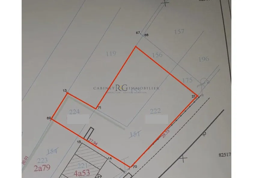 Terrain constructible à Longuyon de 769 m² proche des frontières 